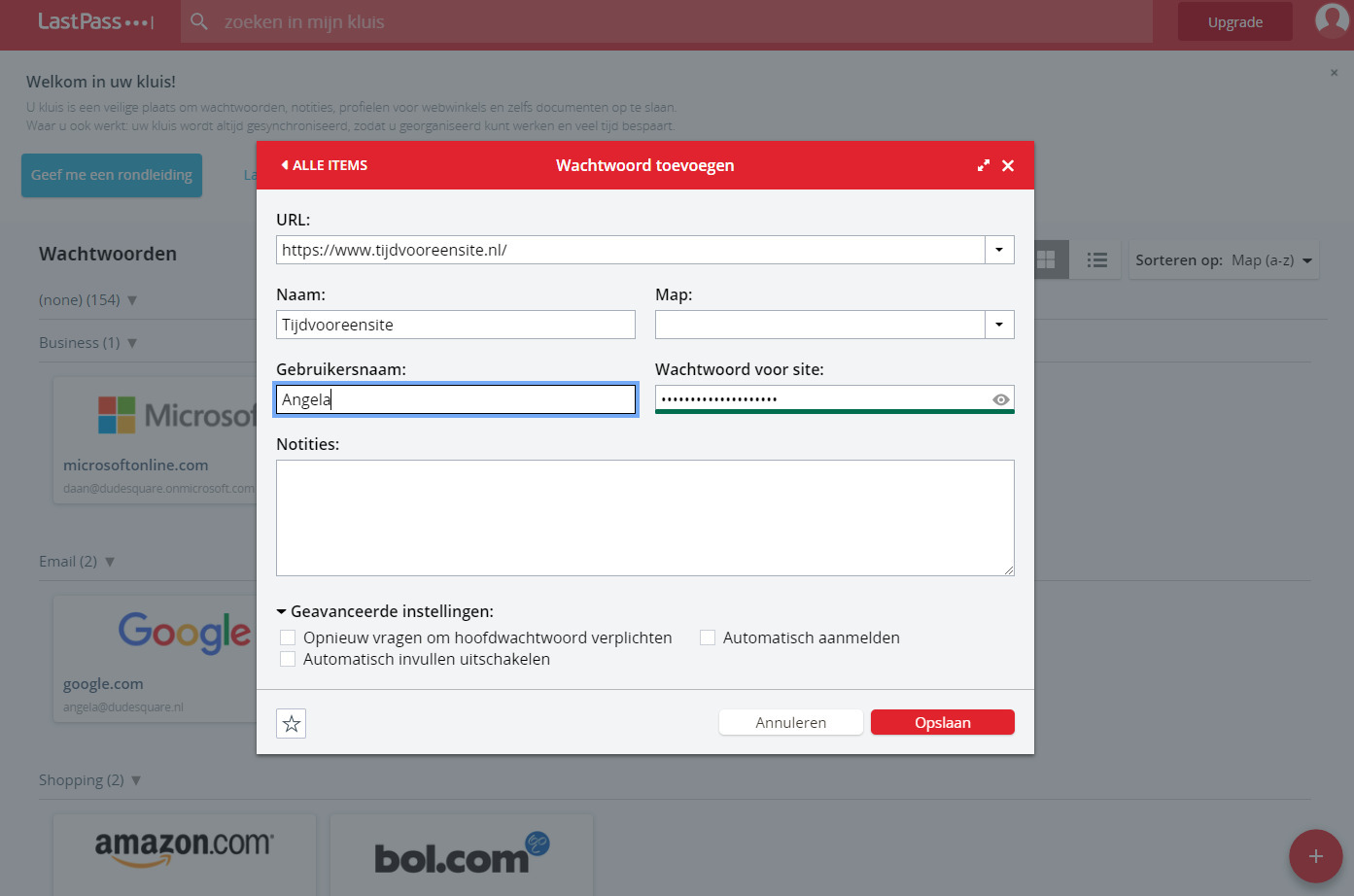 Wachtwoord aanmaken in LastPass: heel eenvoudig!