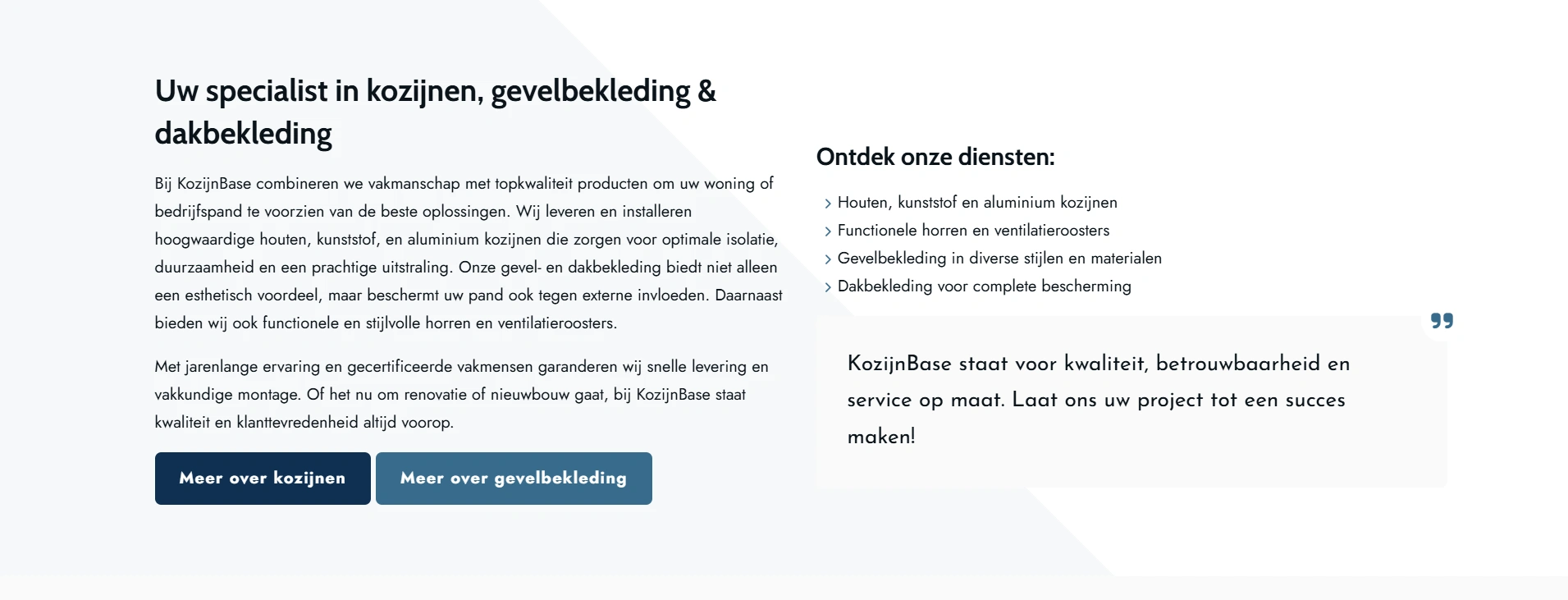 homepage kozijnen