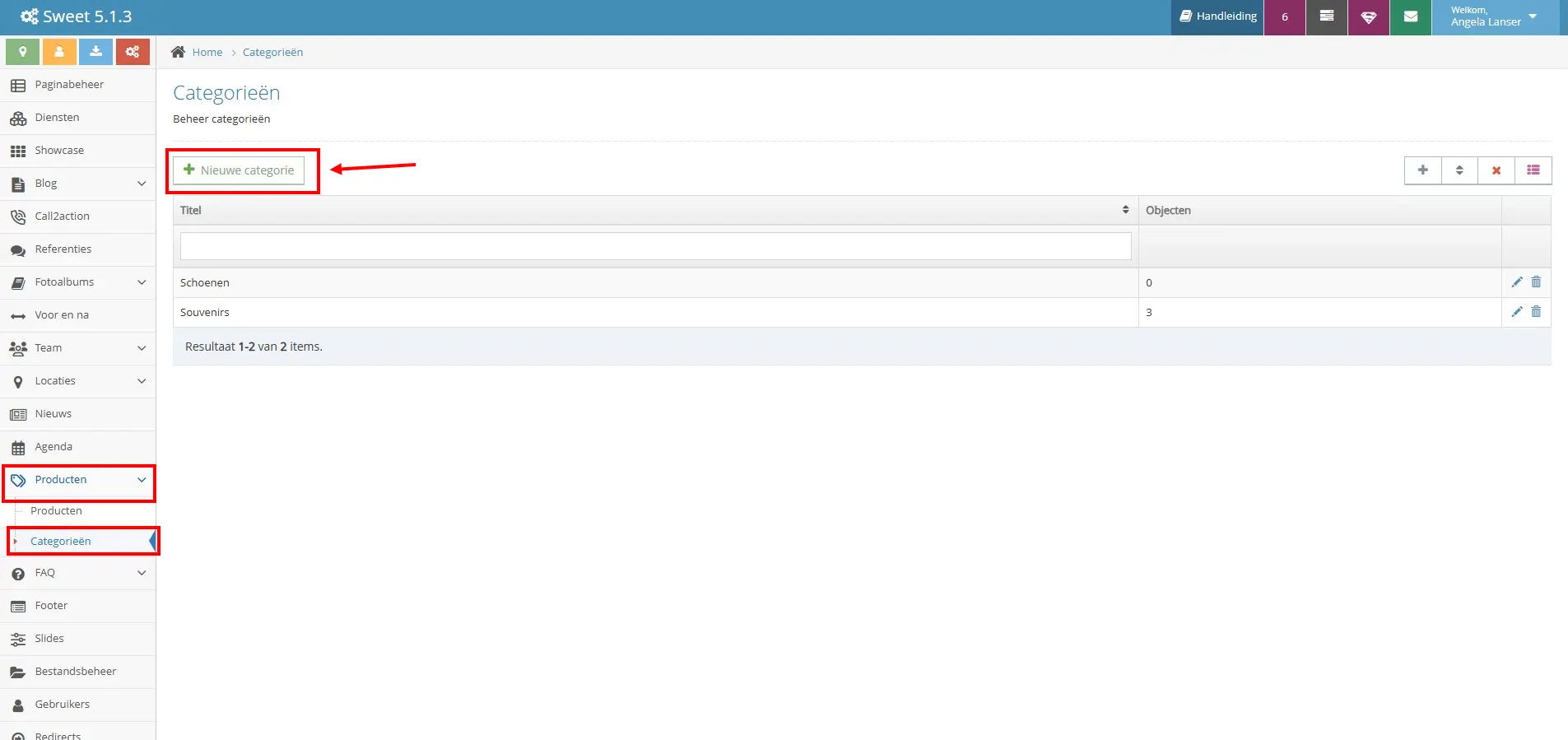 Categorie aanmaken voor je producten Categorie aanmaken voor je producten