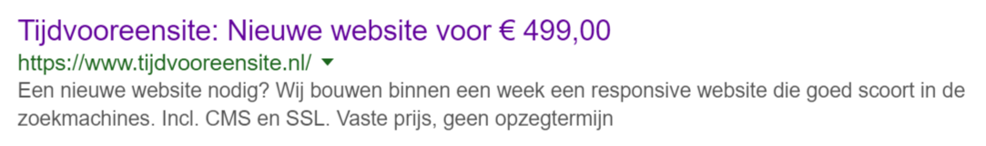 Goede meta description voor jouw website