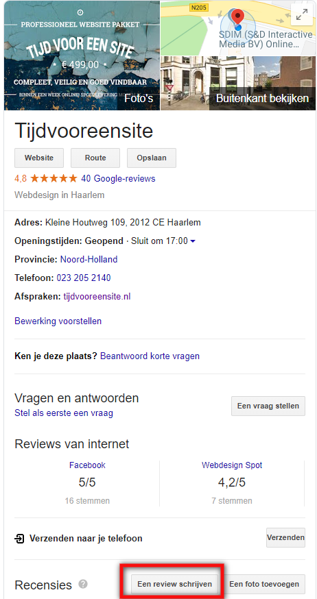 Review achterlaten bedrijfsprofiel Tijdvooreensite Review achterlaten bedrijfsprofiel Tijdvooreensite