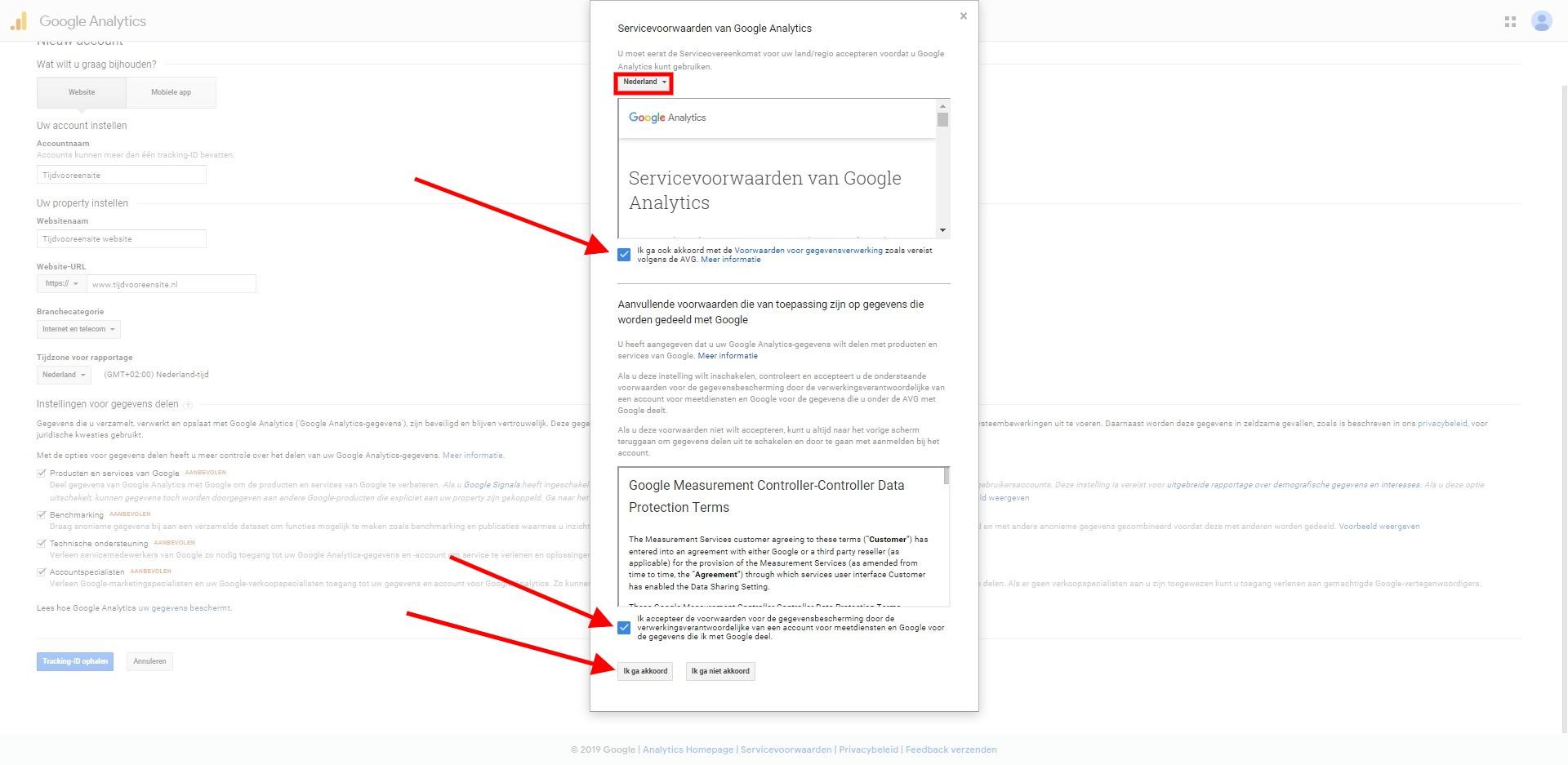Servicevoorwaarden Google Analytics Servicevoorwaarden Google Analytics