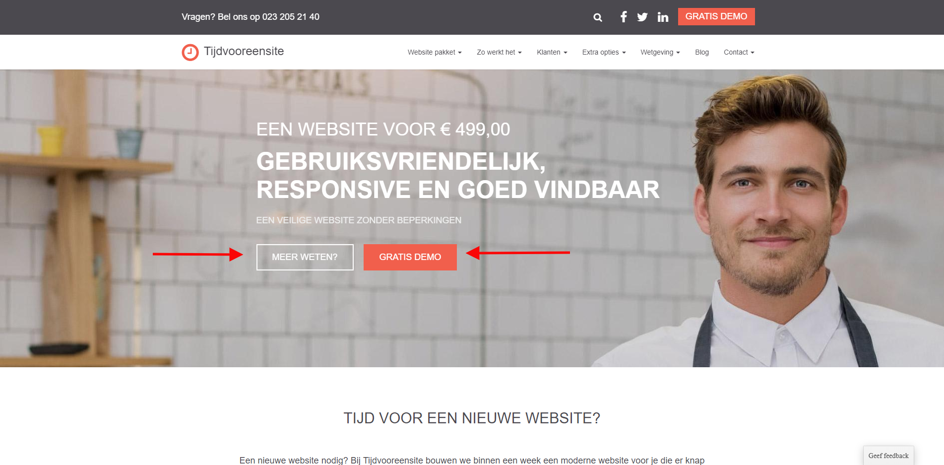 Buttons op website Tijdvooreensite Buttons op website Tijdvooreensite