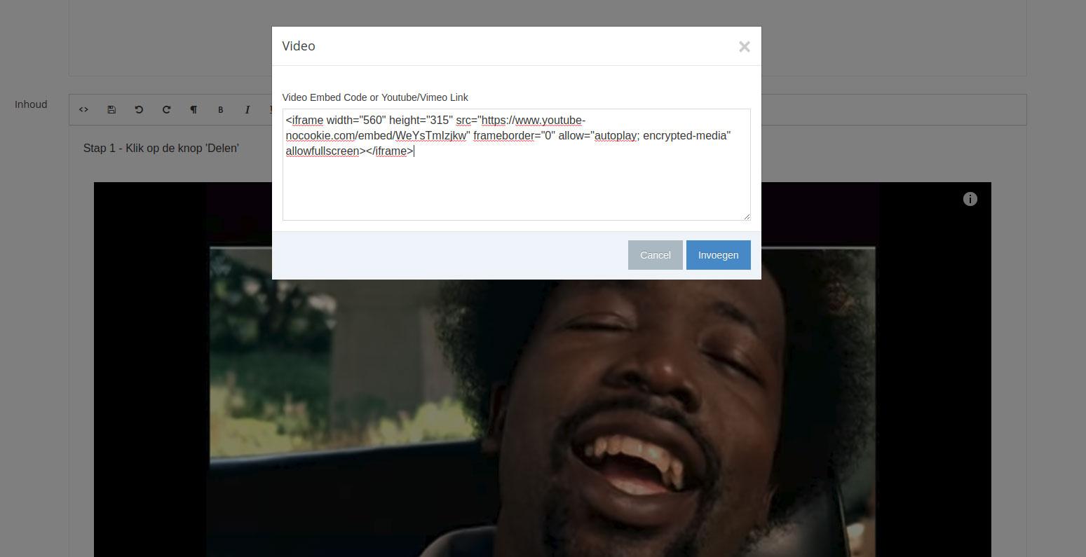Stap 5 YouTube video's anonimiseren Stap 5 YouTube video's anonimiseren