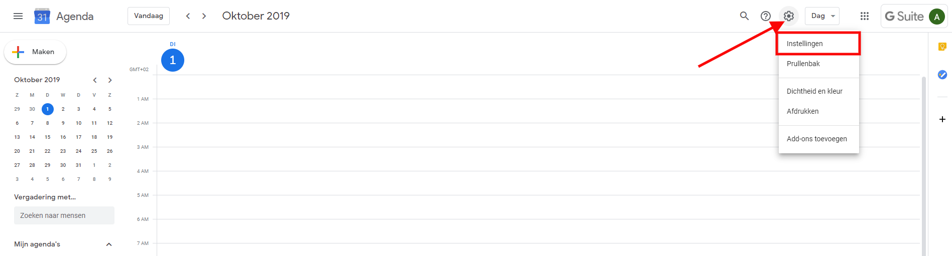Instellingen Google-agenda Instellingen Google-agenda