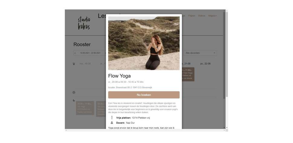 Yoga management software Eversports