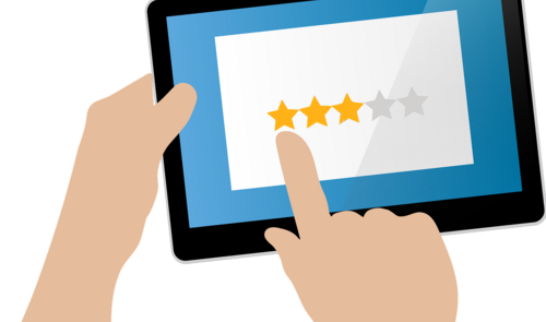 Sterren Google reviews